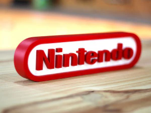 NINTENDO LOGO 3D Print Model