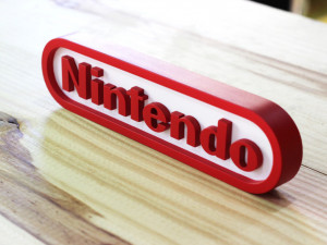 NINTENDO LOGO Modelo de Impressão 3D