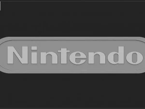 NINTENDO LOGO 3D Print Model