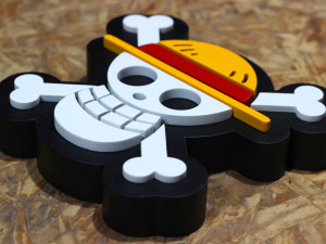 ONE PIECE SIGN 3D Baskı Modeli
