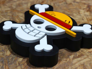 ONE PIECE SIGN 3D Print Model