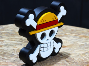 ONE PIECE SIGN 3D Baskı Modeli