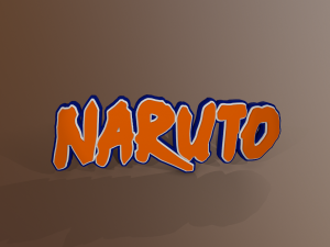 NARUTO LOGO Model Cetak 3D