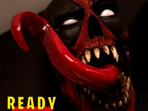 Deadpool skull 3D Print Model