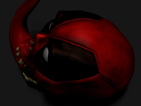 Deadpool skull 3D Print Model