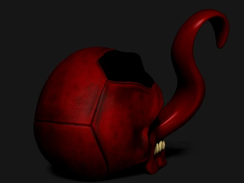 Deadpool skull 3D Print Model