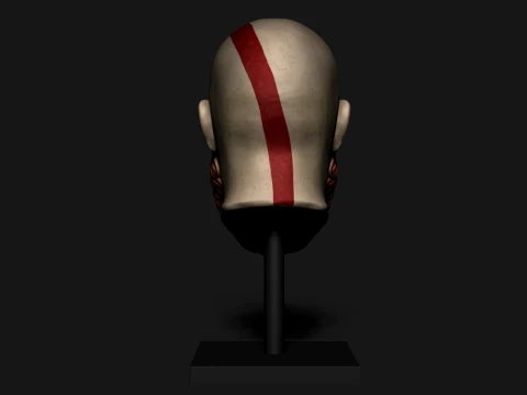 GOD OF WAR KRATOS SKULL 3D Print Model