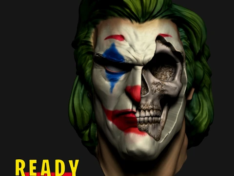 Joker skull 3D printmodel