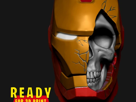 IRON MAN SKULL Model do druku 3D