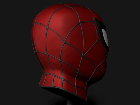 SPIDER MAN SKULL 3D Print Model