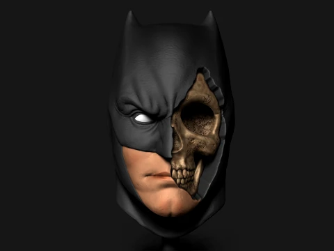 BATMAN SKULL 3D Print Model