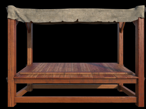 medieval stall Model 3D