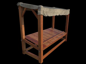 medieval stall 3D Model