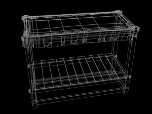 medieval stall 3D मॉडल
