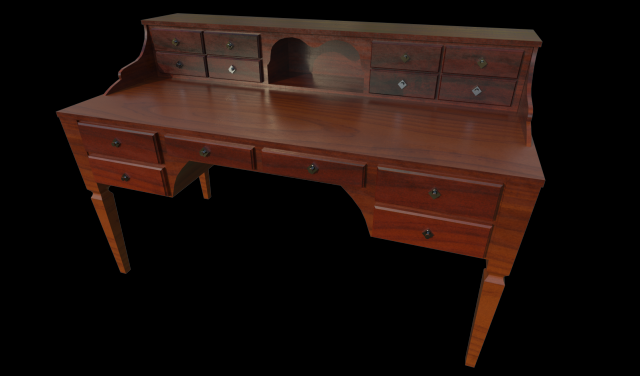 working table Modèle 3D .c4d .max .obj .3ds .fbx .stl .blend 