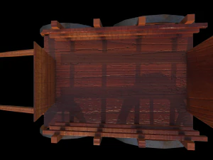 medieval cart 3D Model