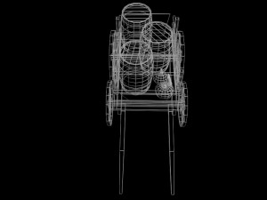 medieval cart002 3D Model