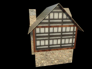 medieval house001 3D Model