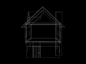 medieval house001 3D Model