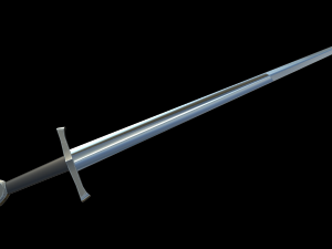 medieval sword001 3D 模型