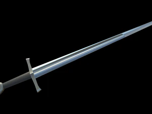 मध्ययुगीन तलवार001 3D मॉडल