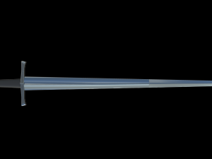 medieval sword001 3D 모델