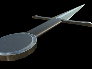 medieval sword001 3D 모델