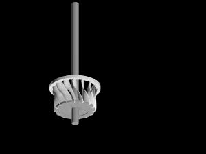 francis turbine max obj fbx 3D Model