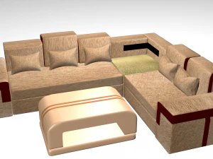 beautiful sofa 3D Model