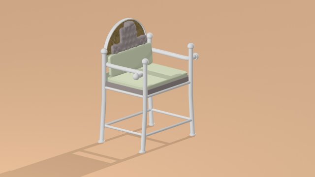 classical chair 1 3D Model .c4d .max .obj .3ds .fbx .stl .blend 