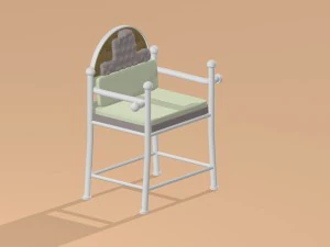 chaise classique 1 Modèle 3D