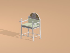 classical chair 1 3D Model