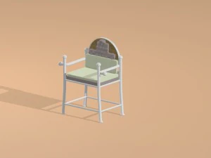 classical chair 1 3D Model
