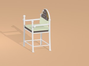 classical chair 1 3D Model