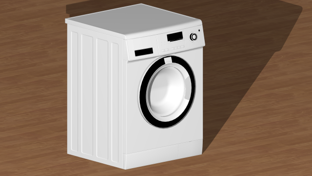 washing machine 3D 모델 .c4d .max .obj .3ds .fbx .stl .blend 
