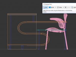 single workstation set Model 3D