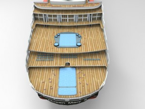 the ship queen mary 3D Model