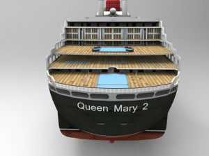 the ship queen mary 3D Model
