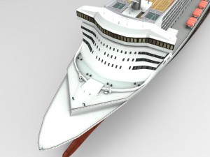 the ship queen mary 3D Model