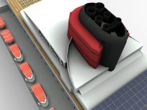 the ship queen mary 3D Model