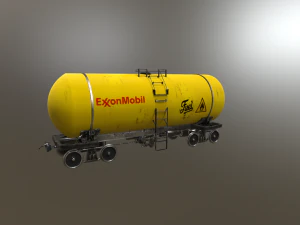yellow cistern 3D Model