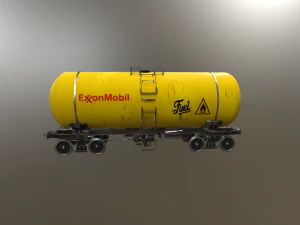 yellow cistern 3D Model
