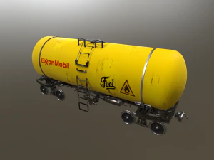 yellow cistern 3D Model