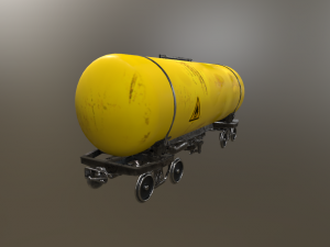yellow cistern 3D 模型