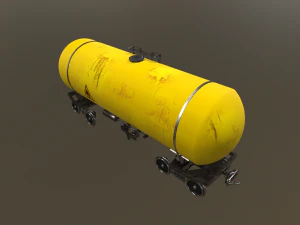 yellow cistern 3D Model