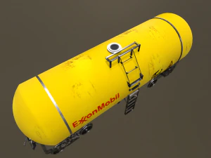 yellow cistern 3D Model