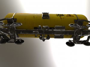 yellow cistern 3D 模型