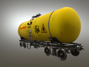 yellow cistern 3D Model