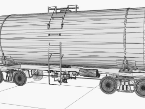 yellow cistern 3D Model
