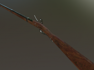 springfield sample 1842 3D मॉडल